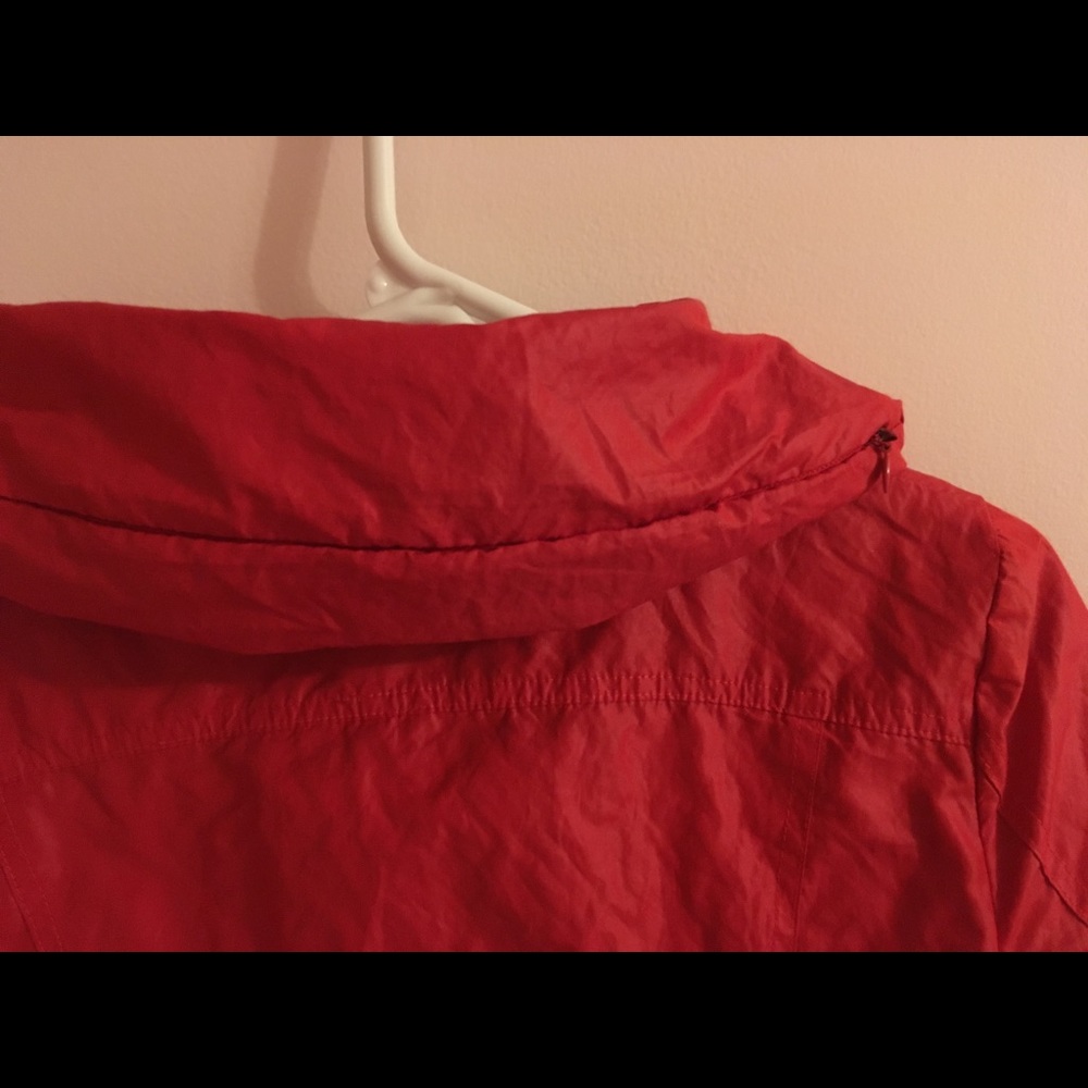 Women's Red Utility Jacket - Picture 5 of 5